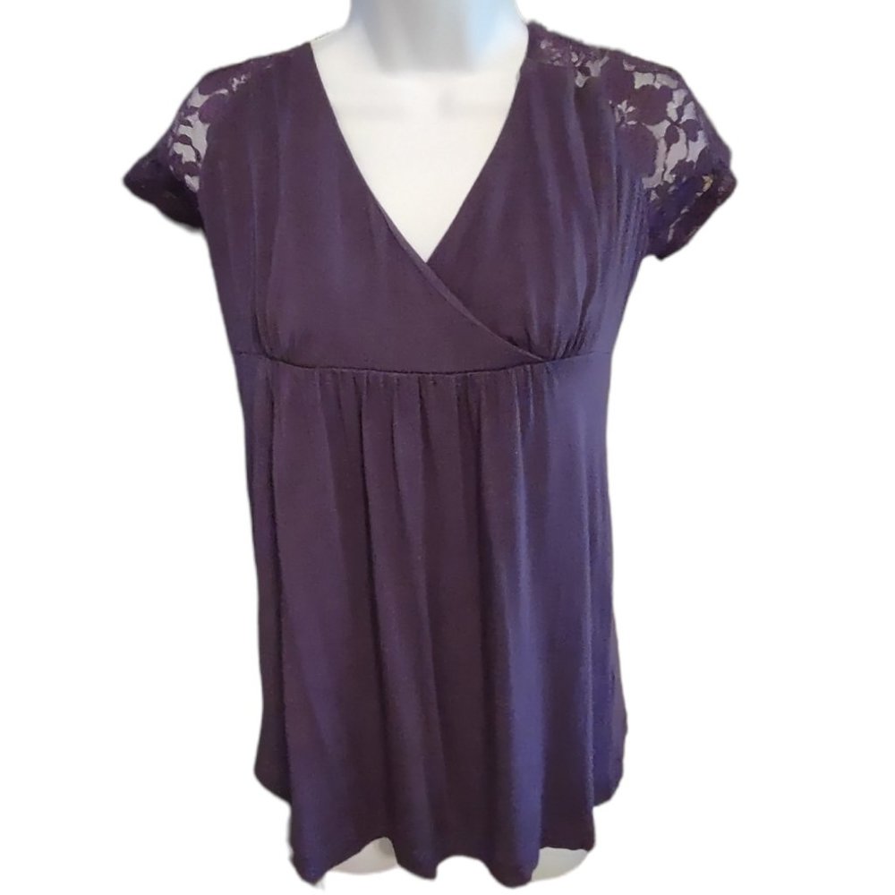 Daisy Fuentes Lace Top Size M